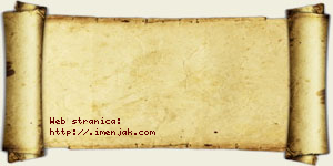 Isak Ružić vizit kartica